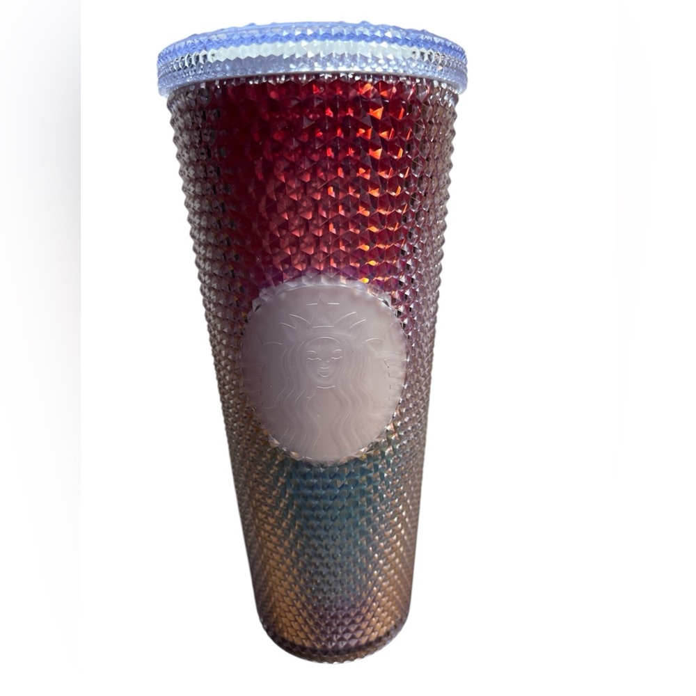 NWT Starbucks 2020 Rainbow Pride Studded Venti Tumbler